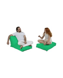 Atelier Del Sofa Siesta Sofa Bed Pouf - Verde